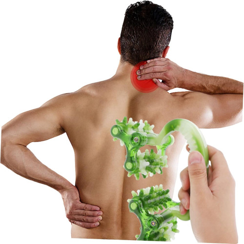 Masajeador Manual 4 Rodillos Relajacion